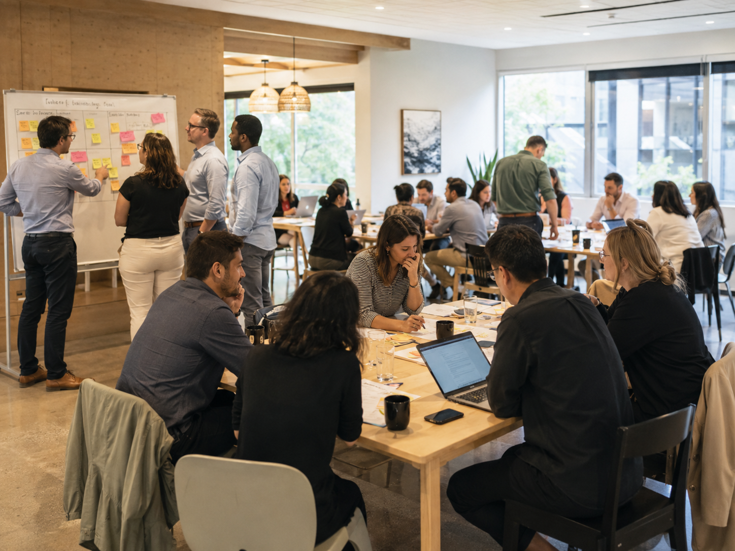 L'équipe Infinitif en atelier